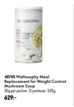 Oriflame Wellosophy Meal Replacement for Weight Control Mushroom Soup erbjuda