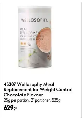 Oriflame Wellosophy Meal Replacement for Weight Control Chocolate Flavour erbjuda