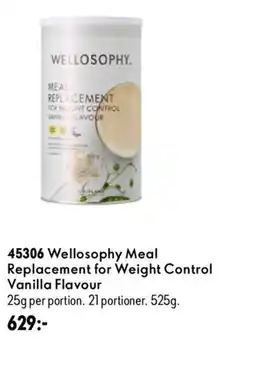 Oriflame Wellosophy Meal Replacement for Weight Control Vanilla Flavour erbjuda