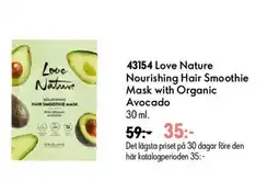Oriflame Love Nature Nourishing Hair Smoothie Mask with Organic Avocado erbjuda