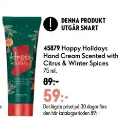 Oriflame Happy Hand Cream Scented with Citrus & Winter Spices erbjuda