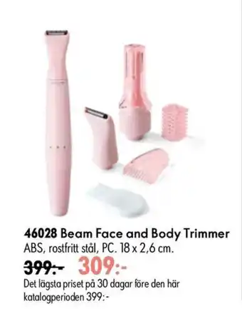 Oriflame Beam Face and Body Trimmer erbjuda