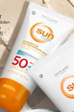 Oriflame Sun Zone UV Protector Face and Exposed Areas SPF 50 High erbjuda