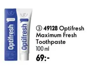Oriflame Optifresh Maximum Fresh Toothpaste erbjuda