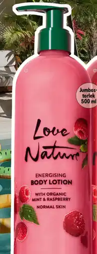 Oriflame Love Nature Energising Body Lotion with Organic Mint & Raspberry erbjuda