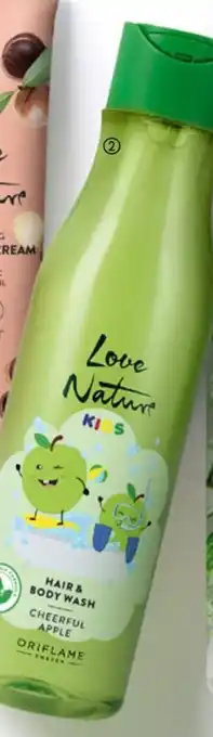 Oriflame Love Nature Kids Hair & Body Wash Cheerful Apple erbjuda