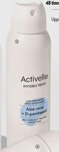 Oriflame Activelle Invisible Fresh Anti-Perspirant Spray Deodorant erbjuda