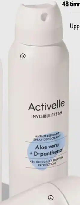 Oriflame Activelle Invisible Fresh Anti-Perspirant Spray Deodorant erbjuda