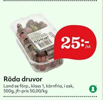 Hemköp Röda druvor erbjuda