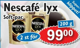 T-jarlen Nescafé lyx erbjuda