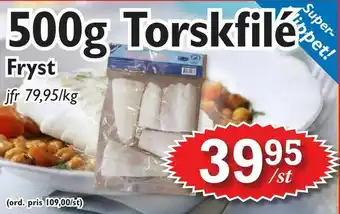 500g Torskfilé