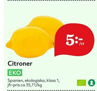 Hemköp Citroner erbjuda