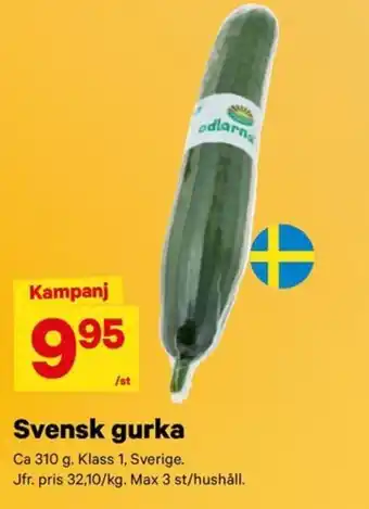 City Gross Svensk gurka erbjuda
