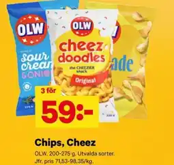 City Gross Chips, Cheez erbjuda