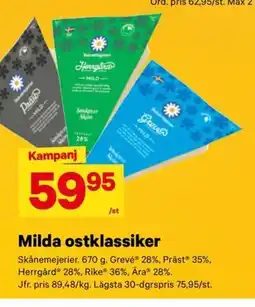 City Gross Milda ostklassiker erbjuda