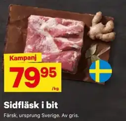 City Gross Sidfläsk i bit erbjuda