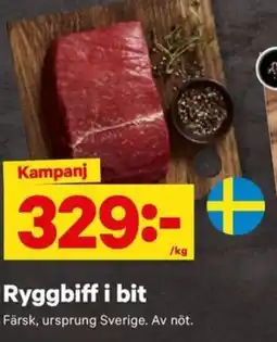 City Gross Ryggbiff i bit erbjuda