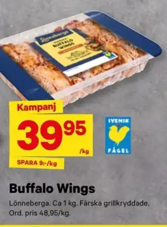 City Gross Buffalo Wings erbjuda