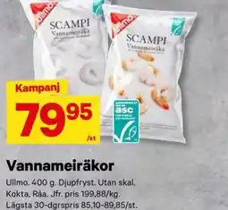 City Gross Vannameiräkor erbjuda