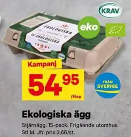 City Gross Ekologiska ägg erbjuda