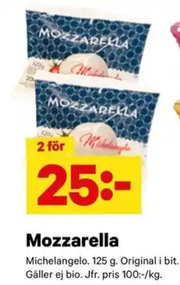 City Gross Mozzarella erbjuda