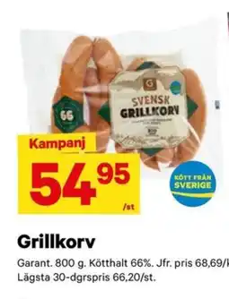 City Gross Grillkorv erbjuda