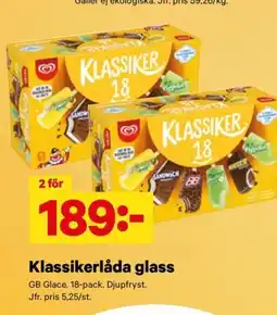 City Gross Klassikerlåda glass erbjuda