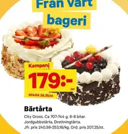 City Gross Bärtårta erbjuda