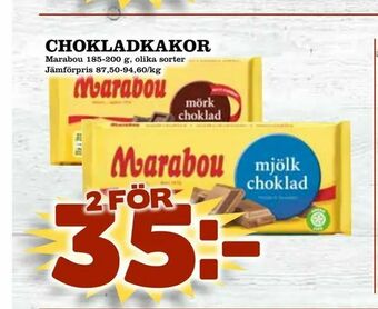 Bonum Matmarknad Chokladkakor erbjuda