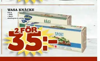 Bonum Matmarknad Wasa knäcke erbjuda