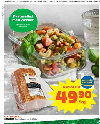 Coop Extra Kassler erbjuda