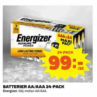Coop Extra Batterier aa/aaa 24-pack erbjuda