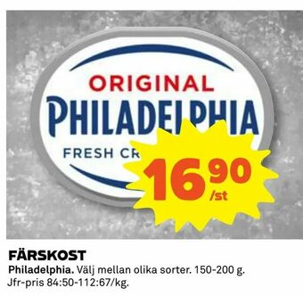 Coop Daglivs Färskost erbjuda