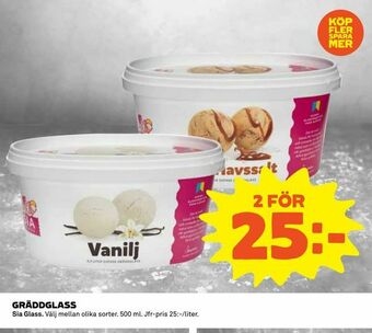 Coop Daglivs Gräddglass erbjuda