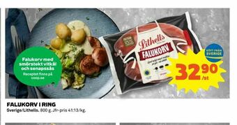 Coop Daglivs Falukorv i ring erbjuda