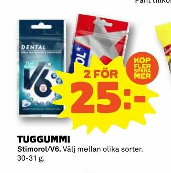Coop Daglivs Tuggummi erbjuda