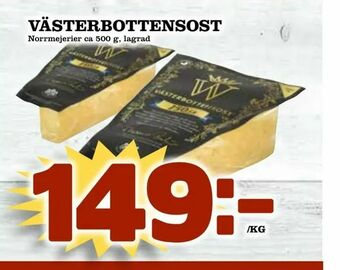 Din Mat Västerbottensost erbjuda