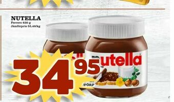 Din Mat Nutella erbjuda