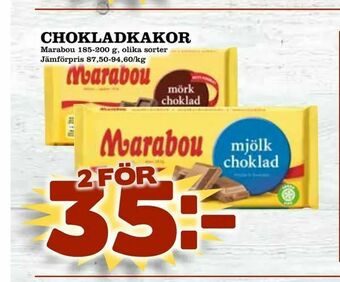 Din Mat Chokladkakor erbjuda