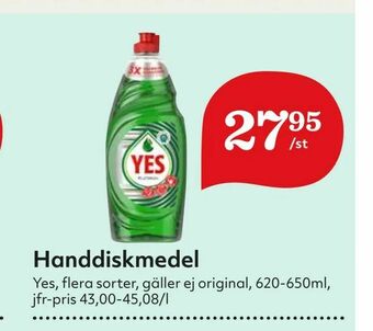Hemköp Handdiskmedel erbjuda
