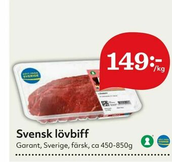 Hemköp Svensk lövbiff erbjuda