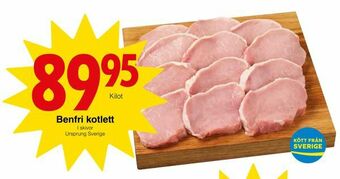 Matöppet Benfri kotlett erbjuda