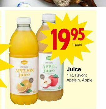 Matöppet Juice erbjuda