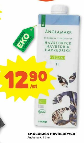 Stora Coop Ekologisk havredryck erbjuda