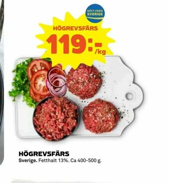 Stora Coop Högrevsfärs erbjuda