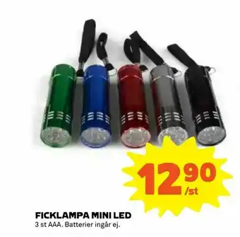 Stora Coop Ficklampa mini led erbjuda