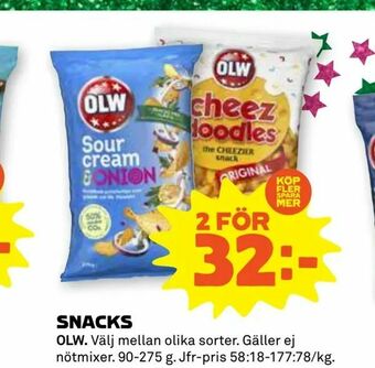 Stora Coop Snacks erbjuda
