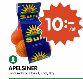 Tempo Apelsiner erbjuda