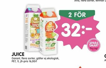 Tempo Juice erbjuda