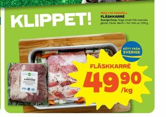 Stora Coop Fläskkarré erbjuda